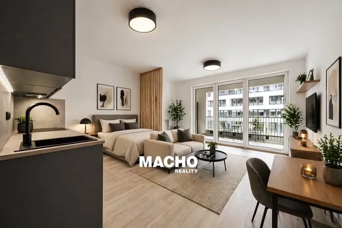 Pronájem bytu 1+kk, Praha - Hloubětín, Poděbradská, 31 m2