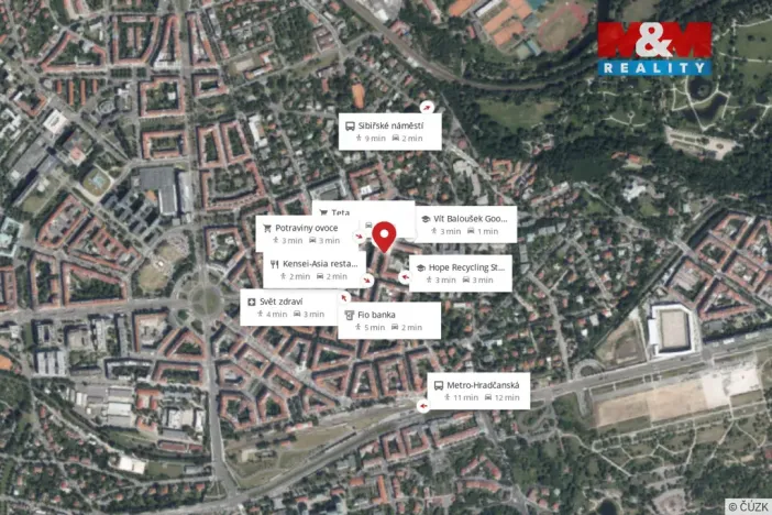 Prodej bytu 2+kk, Praha - Bubeneč, Eliášova, 46 m2