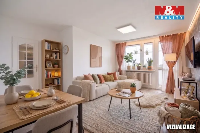 Prodej bytu 3+1, Praha - Záběhlice, Škábova, 56 m2