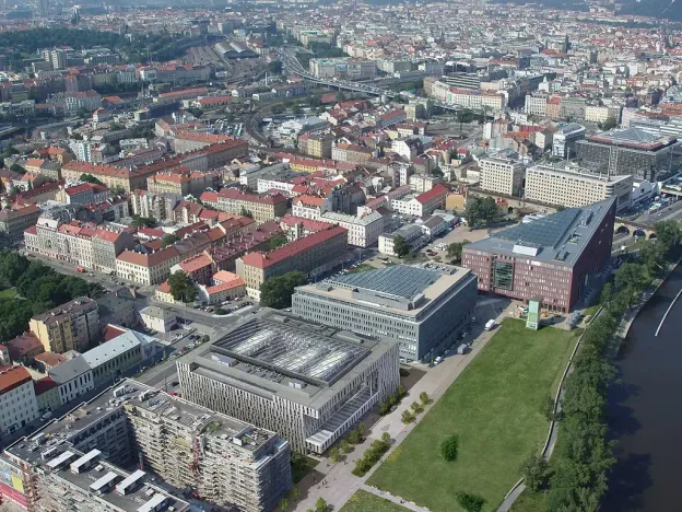 Pronájem kanceláře, Praha - Karlín, Karolinská, 886 m2