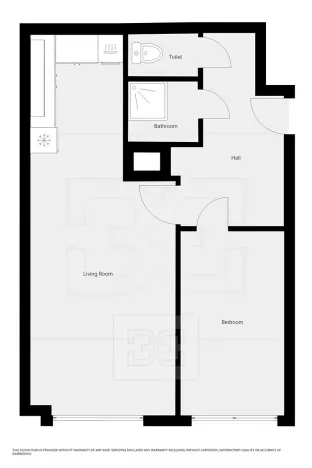 Pronájem bytu 2+kk, Praha - Petrovice, Rezlerova, 49 m2