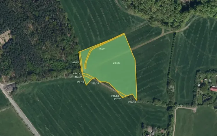 Prodej podílu louky, Býšť, 5738 m2