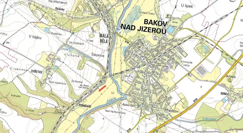 Prodej louky, Bakov nad Jizerou, 2003 m2