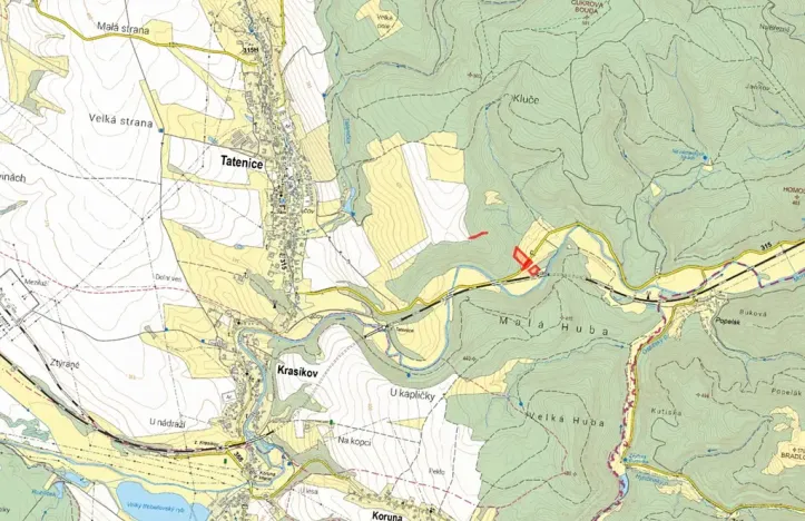 Prodej louky, Tatenice, 10631 m2