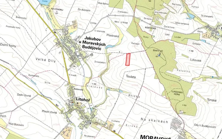 Prodej pole, Litohoř, 6776 m2
