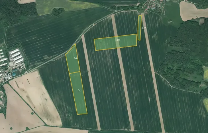 Prodej pole, Poběžovice, 64029 m2