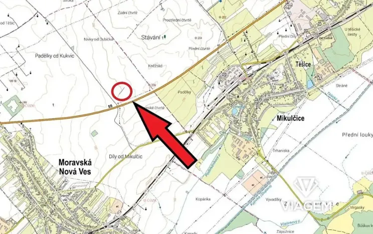 Prodej podílu pole, Moravská Nová Ves, 168 m2