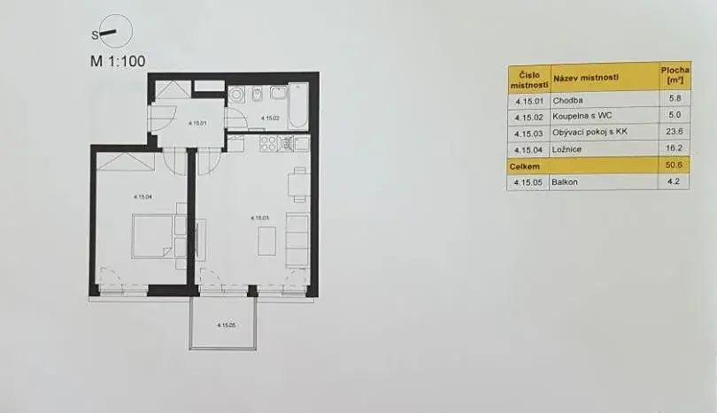 Pronájem bytu 2+kk, Praha - Dejvice, Lindleyova, 55 m2