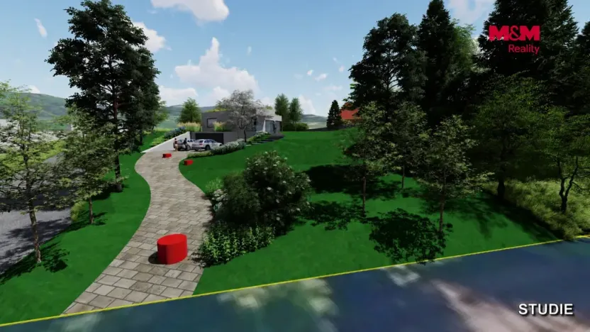 Prodej pozemku pro bydlení, Bystřice, 1500 m2