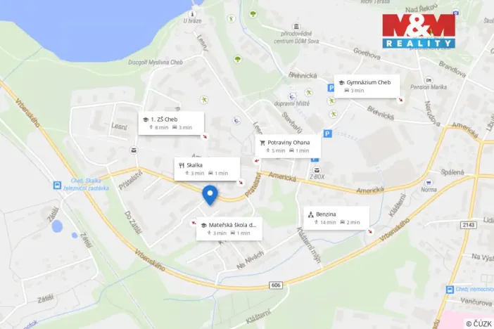 Prodej bytu 2+1, Cheb, Přátelství, 59 m2