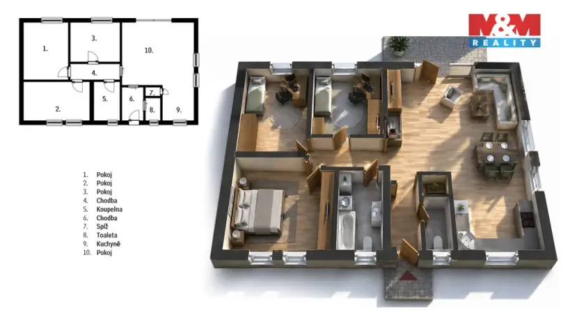 Prodej rodinného domu, Starý Mateřov, 96 m2