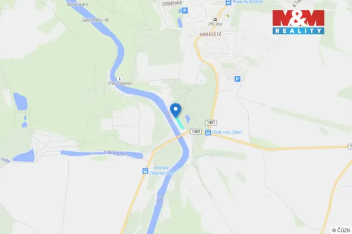 Prodej pole, Písek - Hradiště, 5135 m2