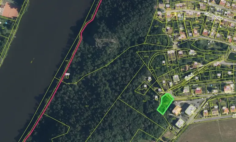 Prodej pozemku pro bydlení, Větrušice, Úzká, 810 m2