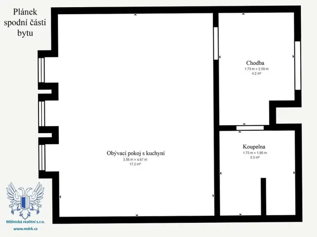 Pronájem bytu 1+kk, Praha - Vršovice, Bartoškova, 35 m2