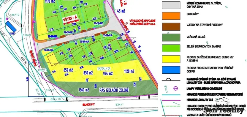 Prodej pozemku pro bydlení, Podhořany u Ronova, 853 m2