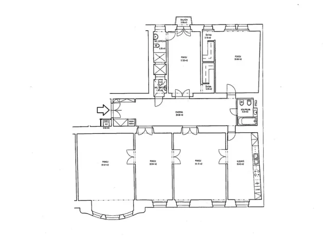 Pronájem kanceláře, Praha - Staré Město, Na Perštýně, 197 m2