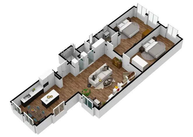 Pronájem bytu 3+kk, Praha - Staré Město, Rybná, 108 m2