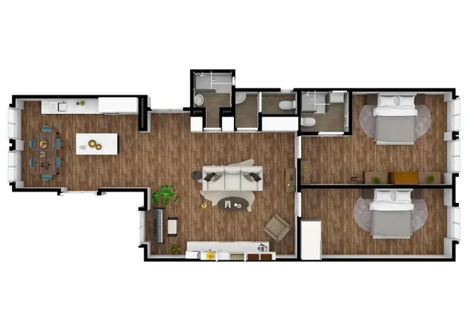 Pronájem bytu 3+kk, Praha - Staré Město, Rybná, 108 m2