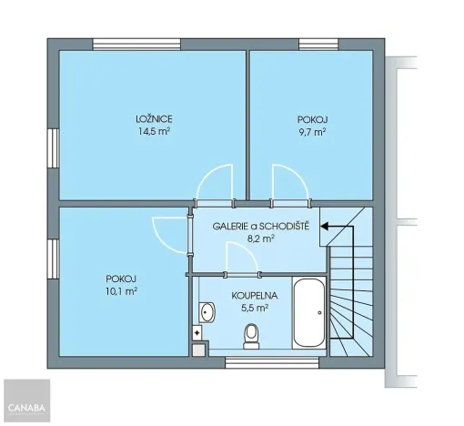 Prodej rodinného domu, Kamenice, 97 m2