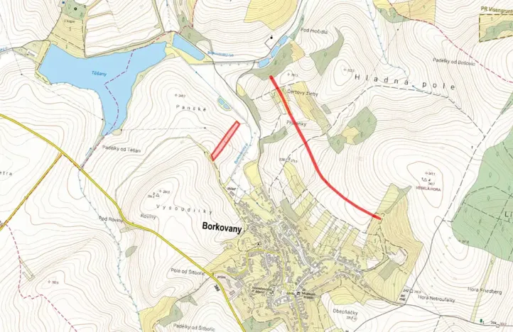 Prodej pole, Borkovany, 16651 m2