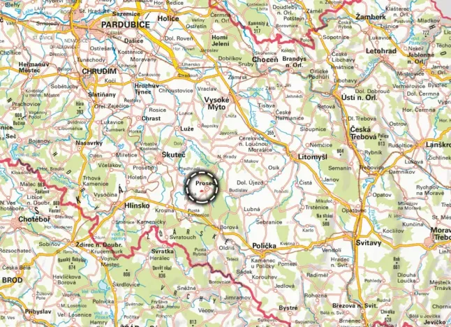 Prodej louky, Proseč, 15408 m2