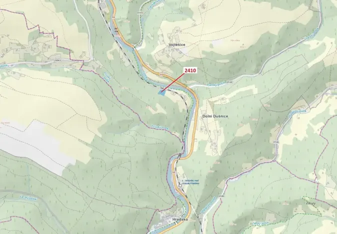 Dražba lesa, Jablonec nad Jizerou, 2416 m2