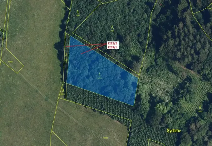 Dražba lesa, Horní Studénky, 4514 m2