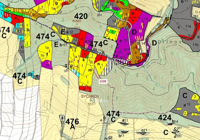 Dražba lesa, Horní Studénky, 10403 m2
