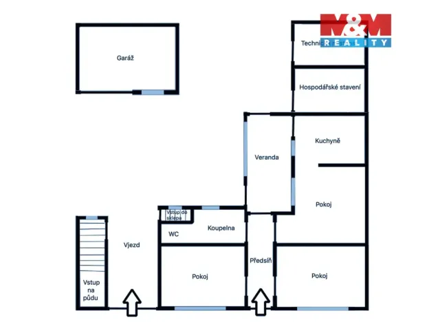 Prodej rodinného domu, Čejkovice, Zahradní, 110 m2