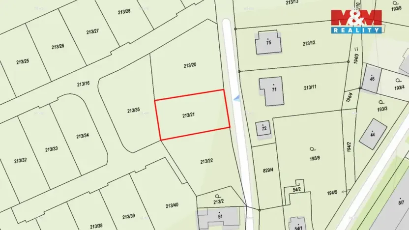 Prodej pozemku pro bydlení, Zádub-Závišín - Zádub, 614 m2