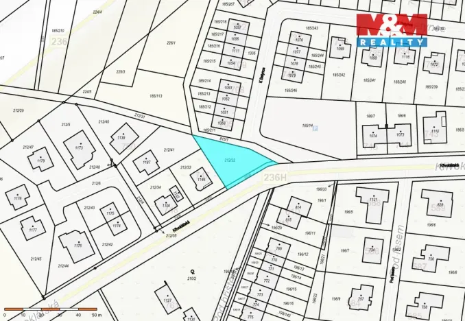 Prodej pozemku pro bydlení, Lány, 589 m2