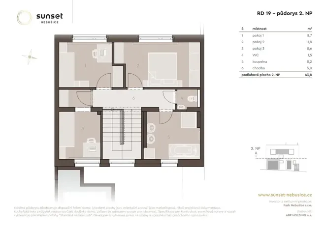Prodej rodinného domu, Praha - Nebušice, Noseckých, 122 m2