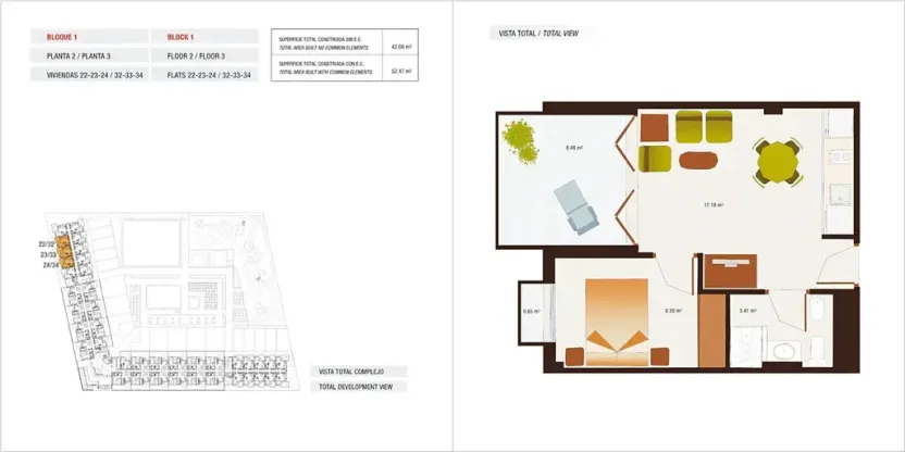 Prodej bytu 2+kk, Archena, Španělsko, 42 m2