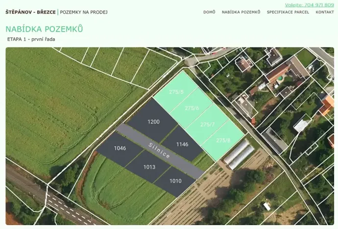 Prodej pozemku pro bydlení, Štěpánov, 912 m2