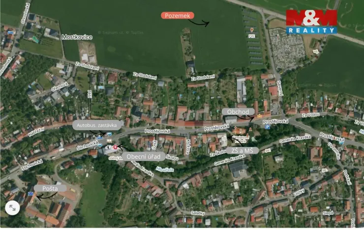 Prodej pozemku pro bydlení, Mostkovice, 3252 m2