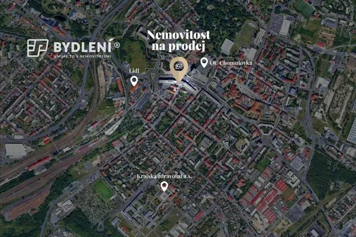 Prodej bytu 2+1, Chomutov, Palackého, 66 m2