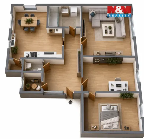 Prodej bytu 3+1, Ostrava - Moravská Ostrava, Nádražní, 106 m2