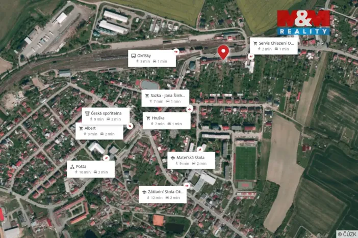 Prodej rodinného domu, Okříšky, Nádražní, 96 m2