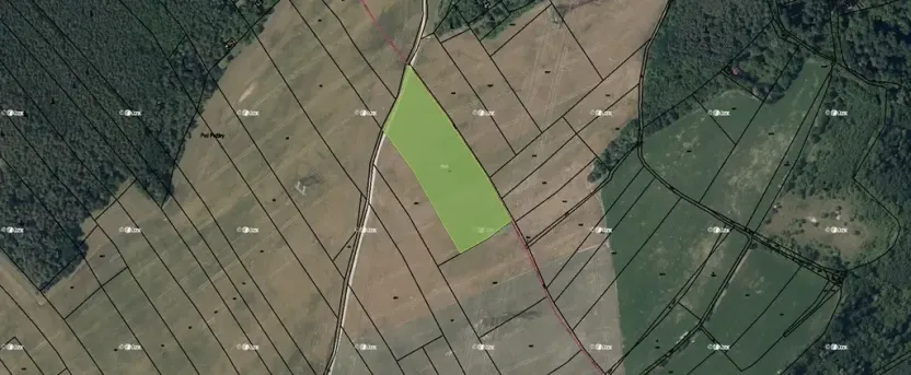 Prodej pole, Hvozdnice, 11689 m2