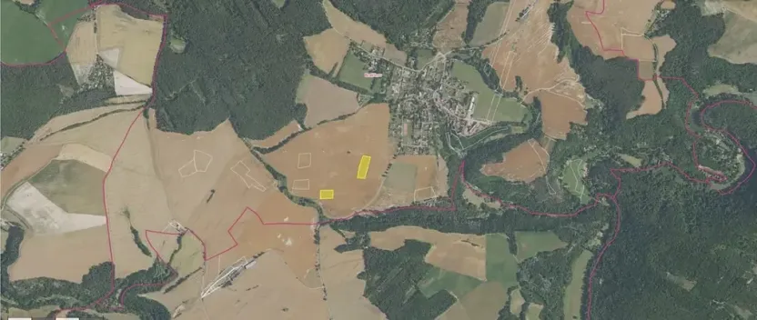 Prodej pole, Bratřínov, 7840 m2