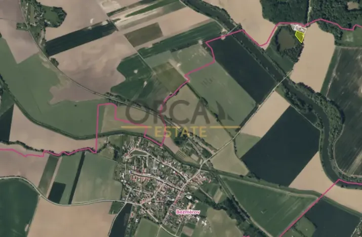 Prodej louky, Bezměrov, 3812 m2