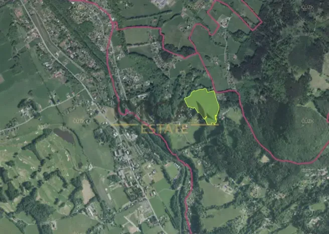 Prodej lesa, Staré Hamry, 59962 m2