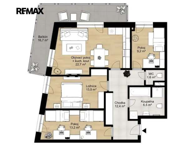 Pronájem bytu 4+kk, Brandýs nad Labem-Stará Boleslav, Josefa Truhláře, 83 m2