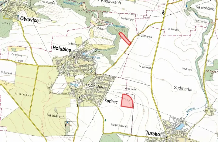 Prodej pole, Holubice, 10984 m2
