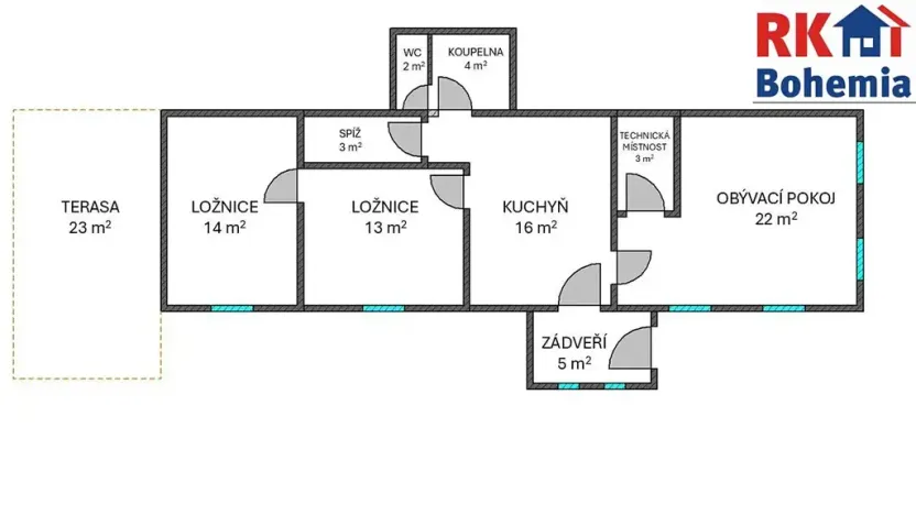 Prodej rodinného domu, Libáň, 85 m2