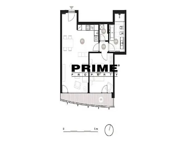 Pronájem bytu 2+kk, Praha - Smíchov, Holečkova, 59 m2