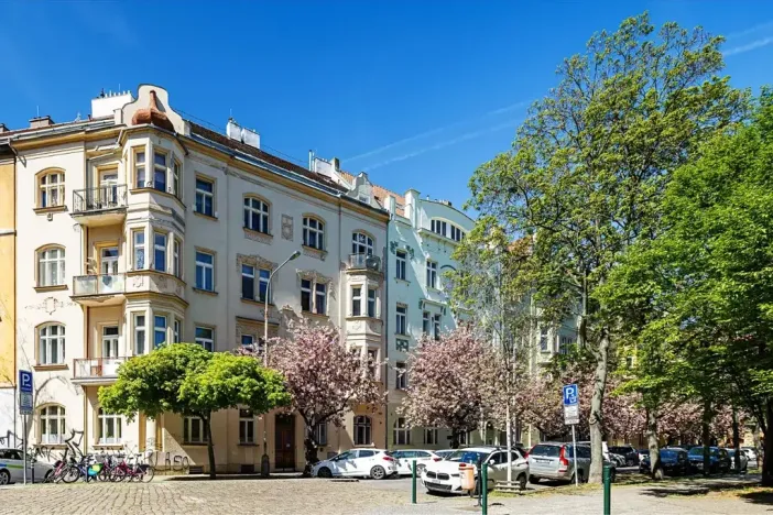 Pronájem bytu 1+1, Praha - Karlín, Lyčkovo náměstí, 28 m2