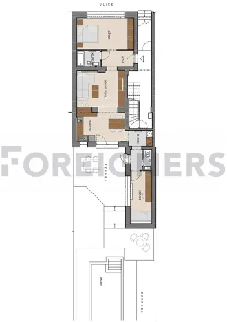 Pronájem bytu 3+kk, Brno, Sirotkova, 70 m2