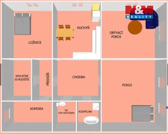 Prodej bytu 3+1, Jaroměř - Pražské Předměstí, Husova, 124 m2