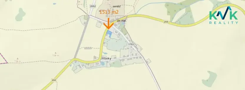 Prodej pozemku pro bydlení, Stanovice, 1513 m2